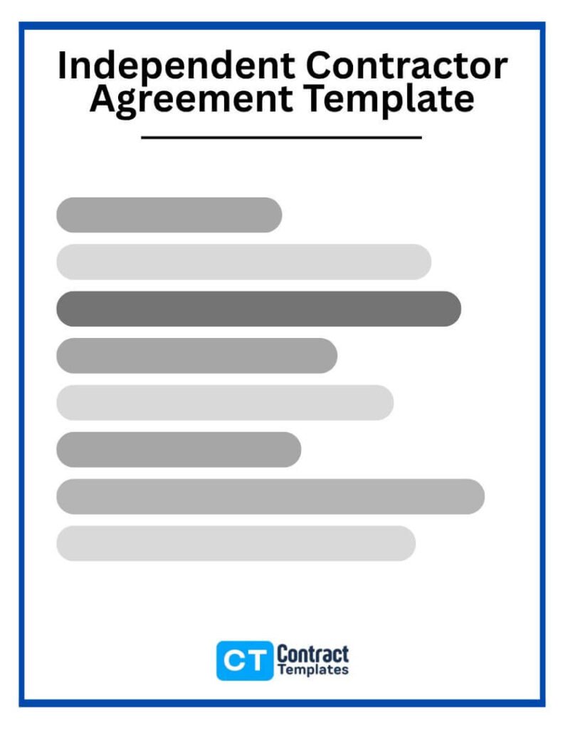 Independent Contractor Agreement Template