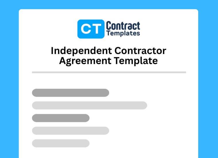 Independent Contractor Agreement Template Quick Summary Table