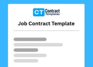 job contract template